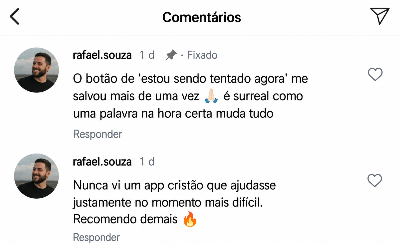 Depoimento de rafael.souza sobre o botão de socorro